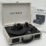 Victrola VSC-550BT Bluetooth Suitcase Record Player Turntable Tested Works. Fixed Price $29.99.