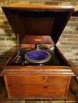 Silverstone Portable Hand Crank Phonograph Record Player, Vintage. Fixed Price $500.00.