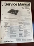 Technics SL-B211U SLB211U Turntable Service Manual From The Usa **original**. Fixed Price $29.99.
