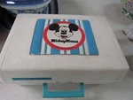 General Electric Mickey Mouse Suitcase Record Player Turntable Hi Kids! Rp 3122B. Fixed Price $39.00.