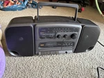 Gpx Am/fm Cassette Boom Box With Black Equalizer & Power Cord-rare-. Fixed Price $69.99.