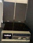 Vtg Quasar Integrated Audio System Record Player Am/fm Radio Cassette Tape Read. Fixed Price $299.00.