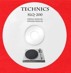 Service Owner Manuals Technics SLQ-200 Turntable On 1 Dvd In Pdf Format. Fixed Price $19.00.