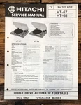 Hitachi HT-67 HT-68 Record Player / Turntable Service Manual *original*. Fixed Price $24.97.