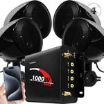 1000W Amp Waterproof Bluetooth Stereo 4 Speakers Audio Music System Radio Harley. Fixed Price $164.99.