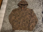 Supreme Tiger Small Box Zip Hoodie Large SS26. Fixed Price $230.00.