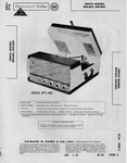 1960 Zenith BPS-80C Record Player Phonograph Service Manual Photofact DPS-80C. Fixed Price $8.99.