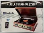 Craig Retro Wooden Turntable Record Player 4 In 1 System Bluetooth Am & Fm. Fixed Price $79.99.