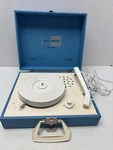 Vtg Imperial Party Time Record Player Model 100 Blue Works Great Phonograph. Fixed Price $28.99.