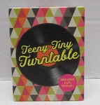 New Teeny-tiny Turntable Includes 3 Lps To Play Running Press Mini Records. Fixed Price $19.99.