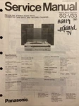 Panasonic SG-V33 Fm/am/fm Stereo Radio With Cassette/turntable Repair Manual. Fixed Price $14.94.