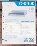 Sony PS-FL3C Record Player / Turntable Service Manual *original*. Fixed Price $24.97.