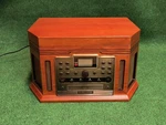 Crosley CR248 3-SPEED Turntable Entertainment Center W/radio Tape Deck No Cd Aux. Fixed Price $125.00.