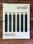 Scott PS17 PS47 PS57 PS67 PS76 PS87 Record Player Service Manual *original*. Fixed Price $24.97.