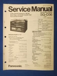 Panasonic SG-D36 Cassette Service Repair Manual Factory Original The Real Thing. Fixed Price $11.90.