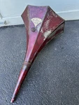 Original Edison Fireside Phonograph 2-PIECE 19 Horn,. Fixed Price $289.00.