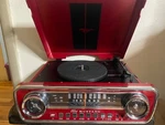 Red Ford Mustang 4 In 1 Record Player. Fixed Price $139.99.
