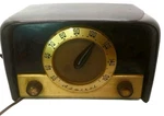 Admiral Vintage Am Tube Radio Model 5E22AN Bakelite Table 1950. Fixed Price $87.50.