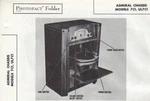 1947 Admiral Console Radio Phonograph Photofact Manual Spec Sheet UL7C1 7C63. Fixed Price $11.04.