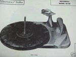 Motorola RC-30 Record Changer Turntable Photofact. Fixed Price $6.50.