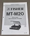 Fisher Turntable MT-M20 Service Manual D-3560. Fixed Price $54.95.