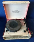 Vintage Silvertone Solid State Sound Portable Record Player - Power Working. Fixed Price $29.00.