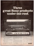 1971 Sony Hp 219 Turntable Sound System Radio Music Retro Vintage Print. Fixed Price $12.00.