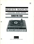 Vintage Sansui Model MQ-2000 4-CHANNEL Music Center Service Manual. Fixed Price $17.30.