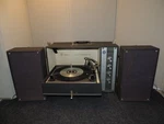 Vintage Westinghouse Portable Record Player Model H107ACS1. Fixed Price $259.00.