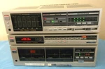 Fisher CA-67 Stereo Amplifier / FM-67 Tuner CR-W45 Double Cassette Deck. Fixed Price $250.00.