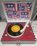 Rare Vintage Dejay Record Player Stars And Stripes SP10 Tested (look At Video). Fixed Price $69.99.