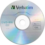 Verbatim Dvd-rw Blank Discs 4.7GB 4X Recordable 30PK Blue/gray History. Fixed Price $51.90.
