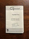 Garrard Autoslim AT6 Mk Ii Turntable Exploded View Spare Parts List Original Oem. Fixed Price $19.99.