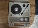 Vintage Aircastle Solid State Radio-phonograph, Model PHR-1200 Made Japan. Fixed Price $40.00.
