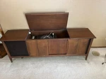 Vintage Mid Century Admiral Console With Rich Room Filling Sound. Fixed Price $2000.00.