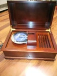 Crosley Music-wurks Saxony Metal Disc Box Lara's Theme Nice! 3V Dc. Fixed Price $59.00.