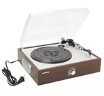 Audiology Turntable Record Player AU-RPUSB-550WD Dual Built-in Speakers Brwn. Fixed Price $49.99.