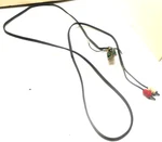 Jvc L-F41 Turntable Rca Phono Cables W/ground Wire Parting Out. Fixed Price $9.95.