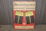 Vintage 1940S Recordiopoint Playback Needle Display Wilcox Gay W/ Packs. Fixed Price $185.00.