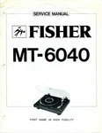 Vintage Fisher Service Manual Turntable MT-6040. Fixed Price $22.00.