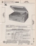 1960 Crown TRP-10 Phonograph Service Manual Photofact Schematic Radio Am. Fixed Price $8.99.