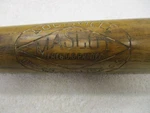 Hilton Collins Mascot Famous Players Vintage Game Used Bat Side Written Ellis. Fixed Price $195.00.
