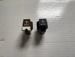 2 Shure M55E Phono Cartridges, 1 Missing Stylus, Both Tested. Fixed Price $80.00.