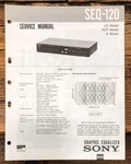Sony SEQ-120 Equalizer Service Manual *original*. Fixed Price $19.97.