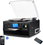 Bluetooth Record Player Turntable With Stereo Speaker, Lp Vinyl MP3 Converter. Fixed Price $156.99.
