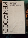 Vintage Kenwood KC-208 Owners Instruction Manual.. Fixed Price $16.00.