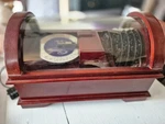 Crosley Music-wurks The Saxony Metal Disc Box Nice! 3V Dc. Fixed Price $65.00.