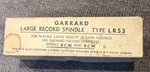 Garrard Large Record Spindle Type Lrs 4 W/box. Fixed Price $19.99.