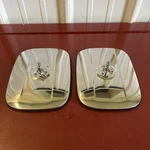 Vintage Chrome Plated Pickup Truck Side Mirror Head Set For 1947 - 1972 Gm. Fixed Price $39.99.