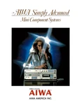 Aiwa - Mini Component System Brochure Catalogue 1981. Fixed Price $11.63.